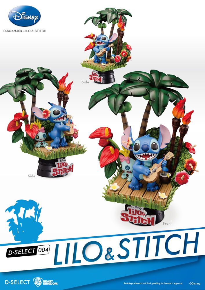 Disney D-Stage PVC Diorama Stitch 14 cm