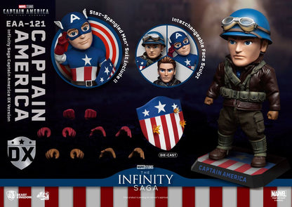 Captain America: The First Avenger Egg Attack Action Figure Captain America DX Versione 17 cm