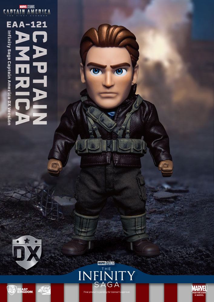 Captain America: The First Avenger Egg Attack Action Figure Captain America DX Versione 17 cm