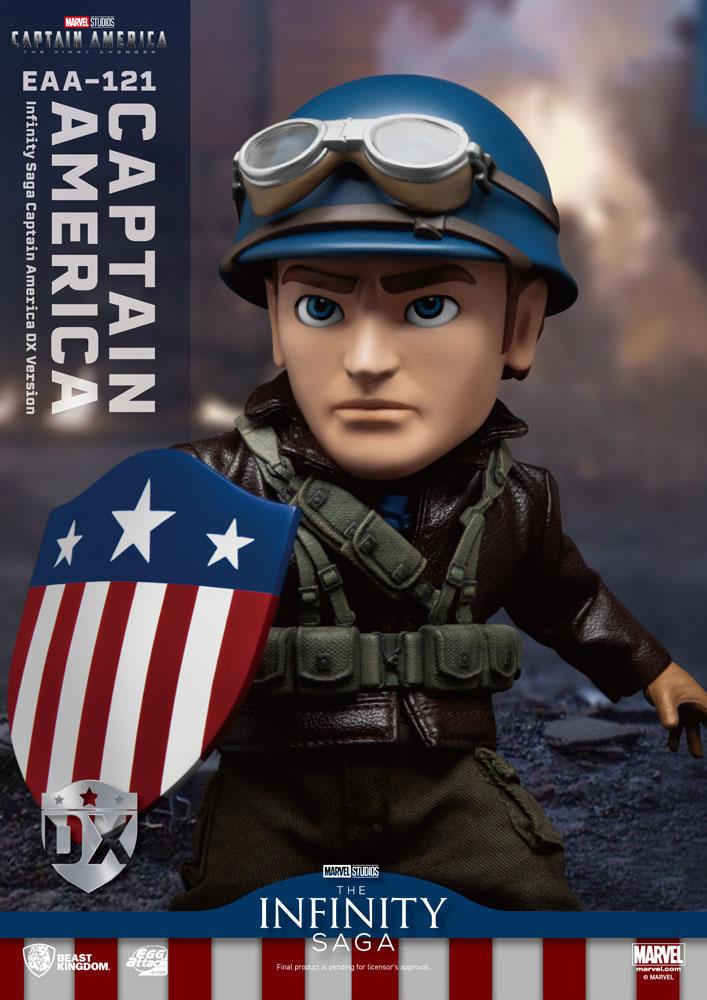 Captain America: The First Avenger Egg Attack Action Action Figure Captain America DX Version 17 cm