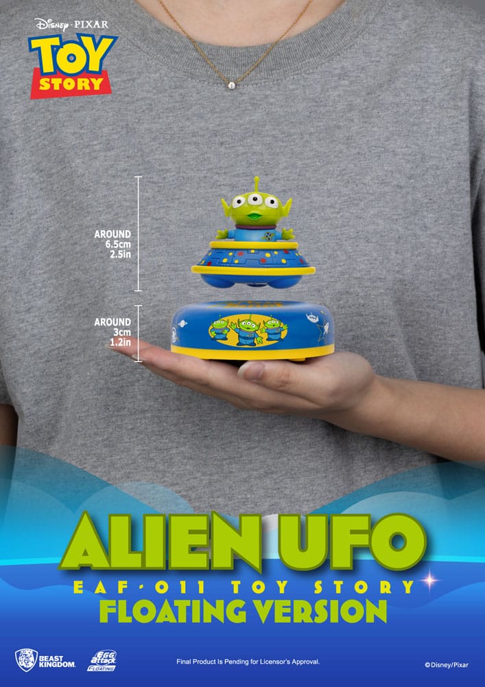 Oyuncak Hikayesi Yumurta Saldırısı Yüzen Model Uzaylı UFO 6 cm
