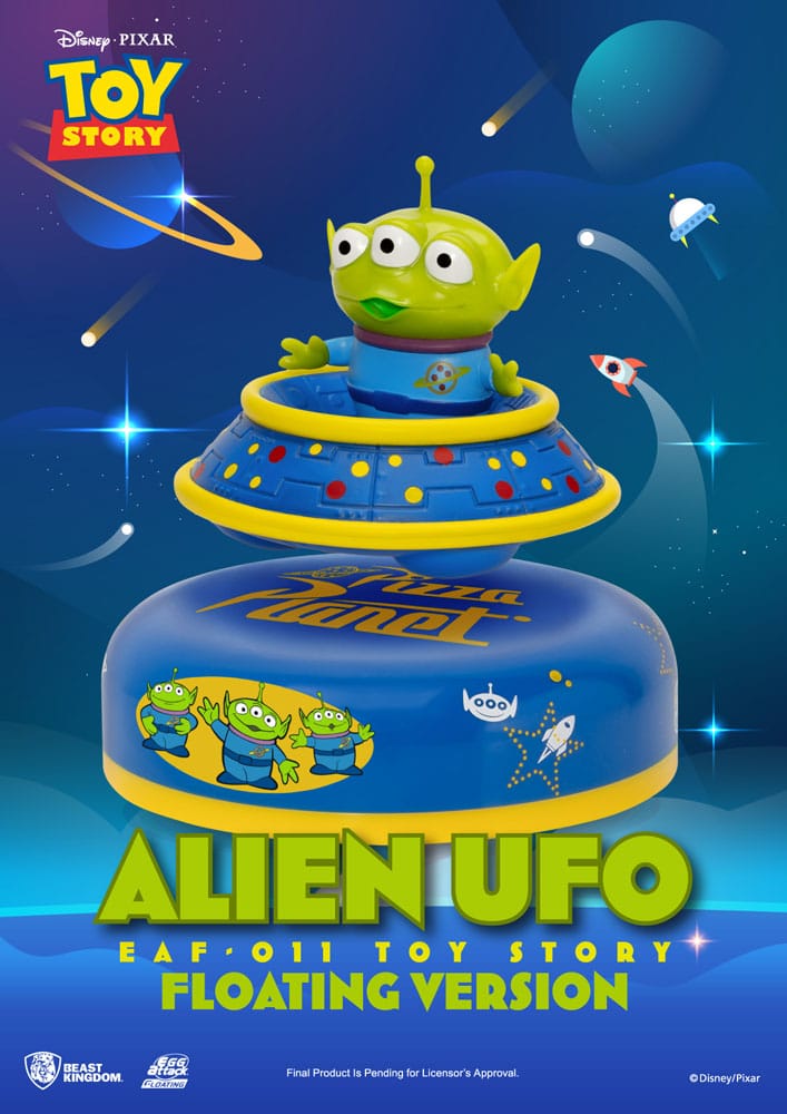 Oyuncak Hikayesi Yumurta Saldırısı Yüzen Model Uzaylı UFO 6 cm