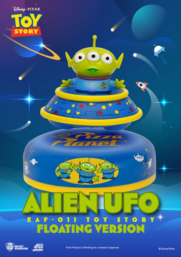 Oyuncak Hikayesi Yumurta Saldırısı Yüzen Model Uzaylı UFO 6 cm