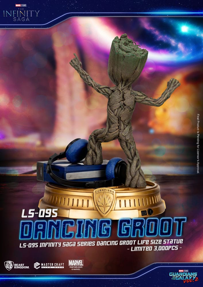 Guardians of the Galaxy 2 Life-Size Statue Dancing Groot heo EU Exclusive 32 cm