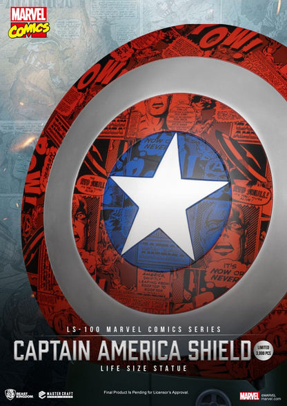 Marvel Comics PVC Captain America Shield lebensgroße Statue 64 cm
