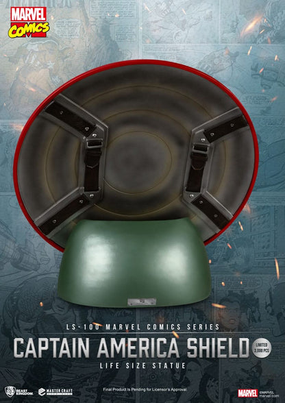 Marvel Comics PVC Captain America Shield lebensgroße Statue 64 cm