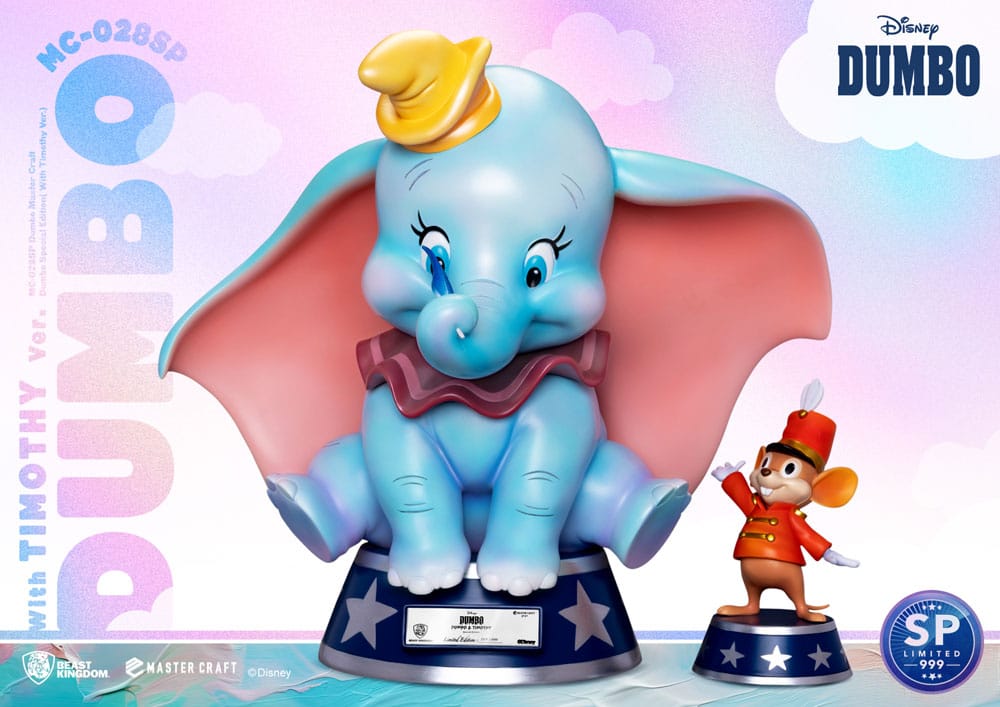 Dumbo Master Craft Statue Dumbo Special Edition (med Timothy version) 32 cm