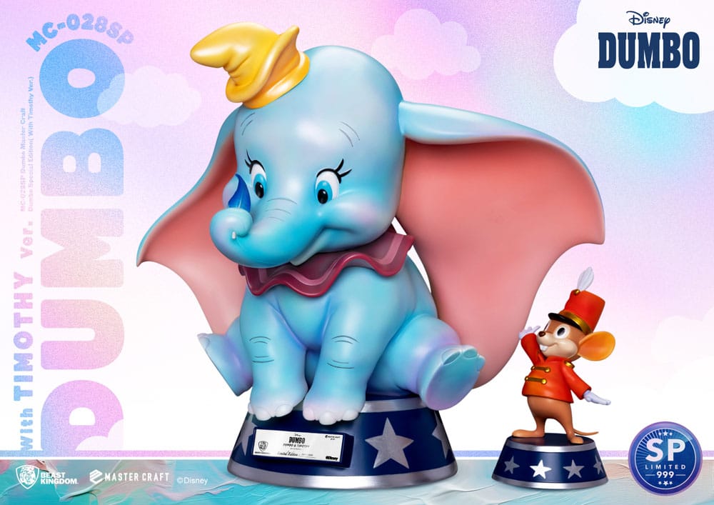 Dumbo Master Craft Statue Dumbo Special Edition (med Timothy version) 32 cm