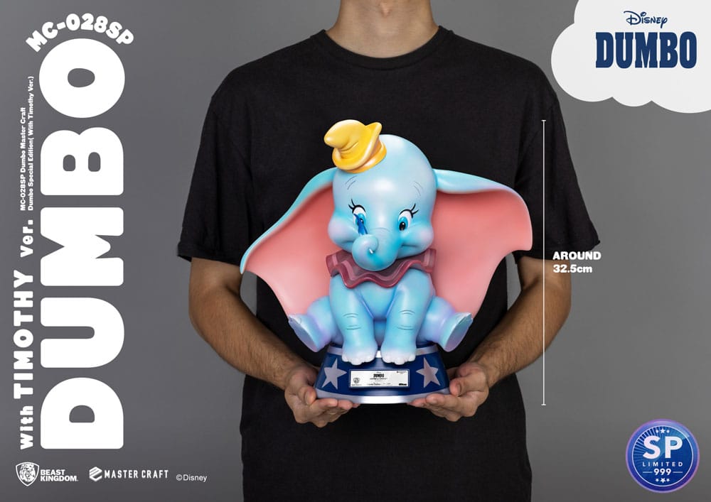 Dumbo Master Craft Statue Dumbo Special Edition (med Timothy version) 32 cm