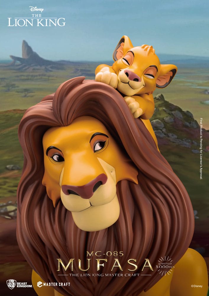 Disney Master Craft Statue Die Löwenkönig Mufasa 36 cm