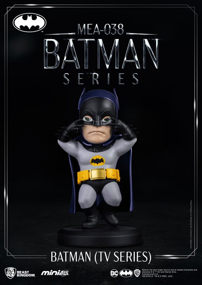 DC Comics Mini Egg Attack Figure Batman (TV -serien från 1966) 8 cm