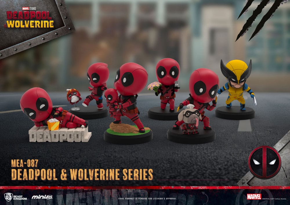 Deadpool 3 Deadpool & Wolverine Series Mini Egg Attack figure 8 cm
