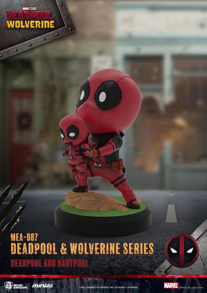 Deadpool 3 Deadpool & Wolverine Series Mini Egg Attack figure 8 cm