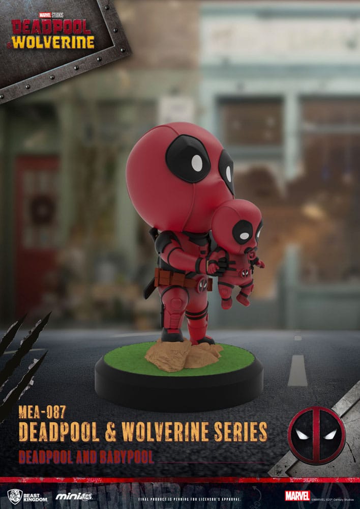 Deadpool 3 Deadpool & Wolverine Series Mini Egg Attack figure 8 cm