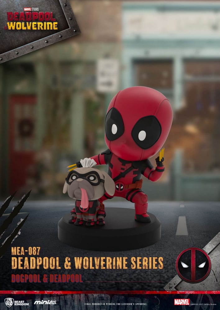 Deadpool 3 Deadpool & Wolverine Series Mini Egg Attack figure 8 cm