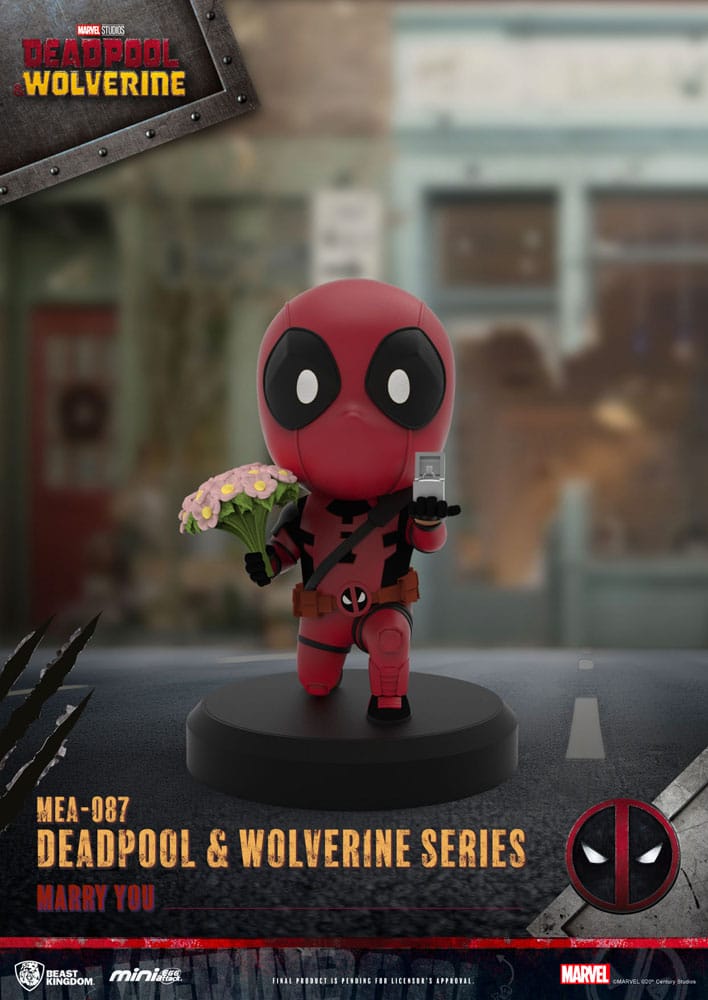 Deadpool 3 Deadpool & Wolverine Series Mini Egg Attack figure 8 cm