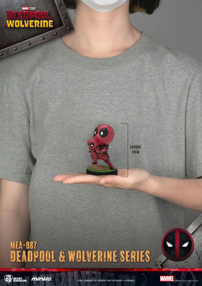 Deadpool 3 Deadpool & Wolverine Series Mini Egg Attack figure 8 cm