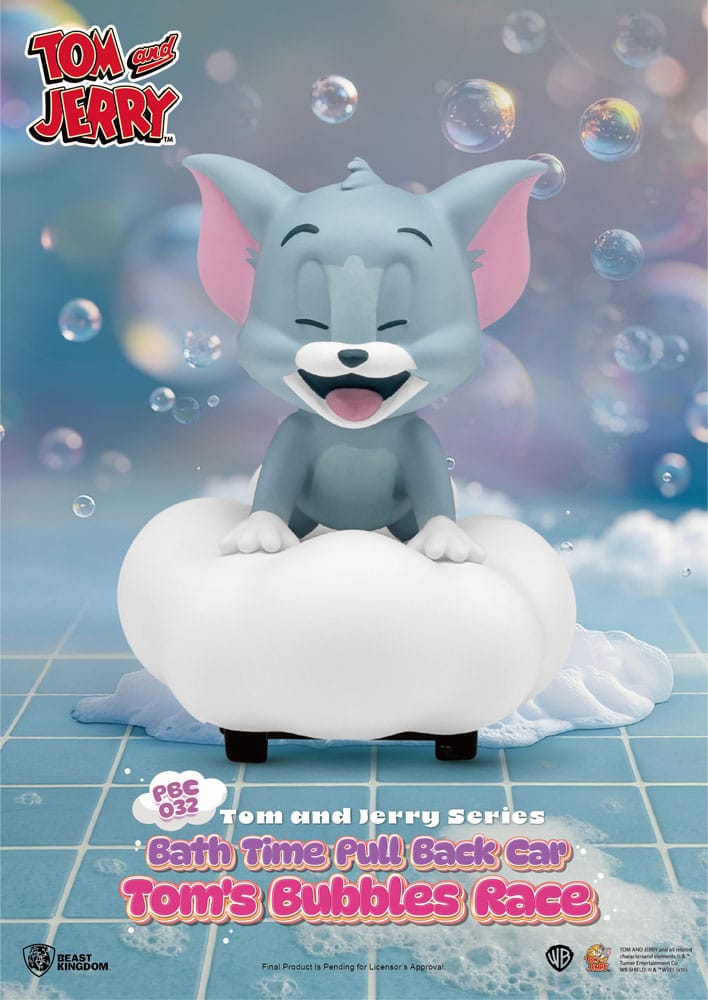 Tom & Jerry Pull Back Cars L'heure du bain Boîte aveugle 6-Pack