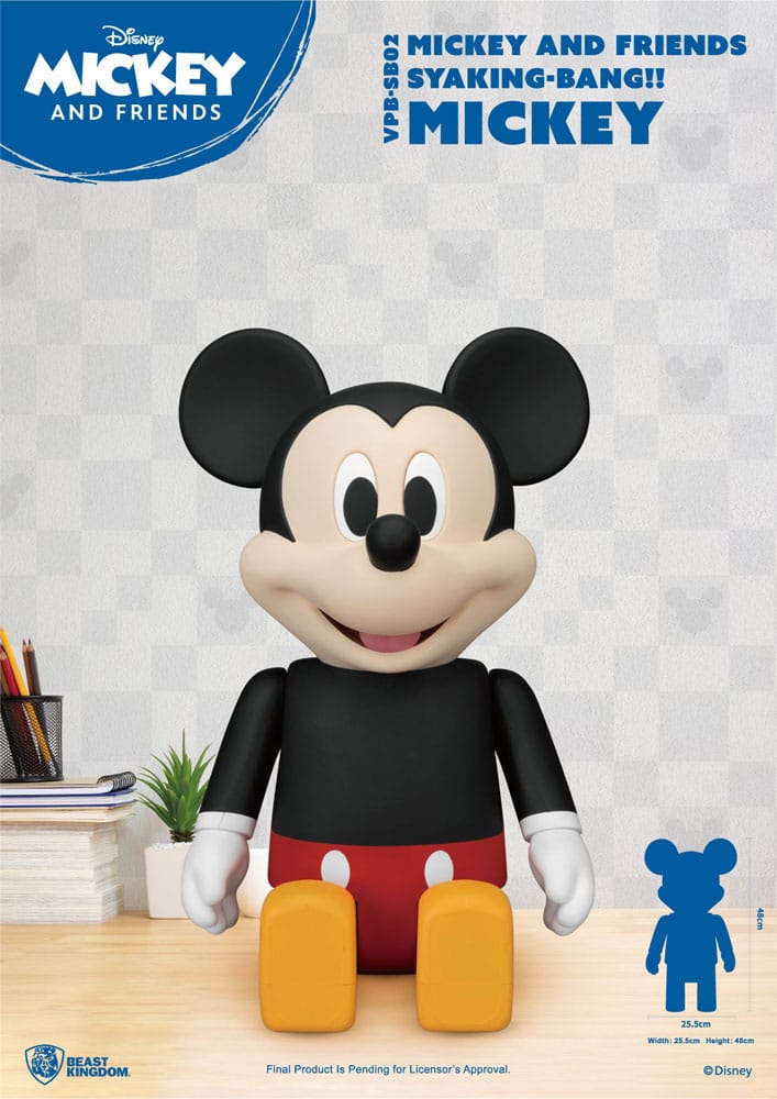 Disney Syaing Bang Vinyl Bank Topolino e amici Topolino 48 cm