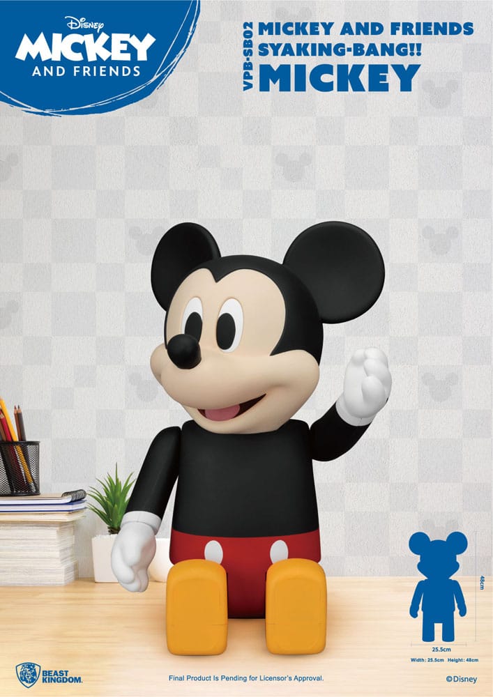 Disney Syaing Bang Vinyl Bank Topolino e amici Topolino 48 cm