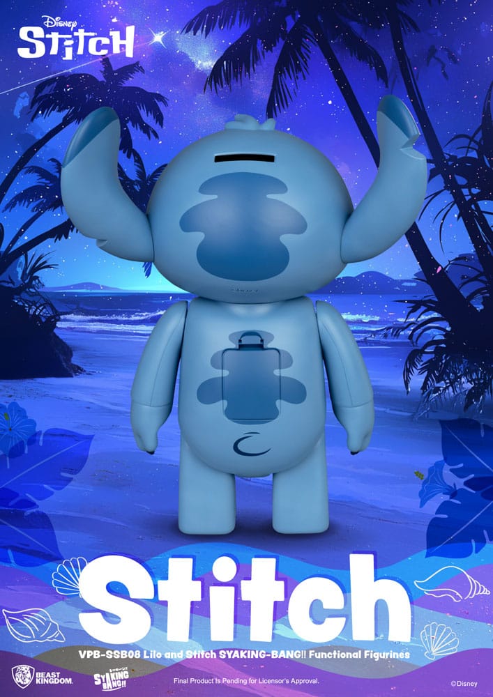 Lilo & Stitch Syaking Bang Vinyl Bank Stitch 30 cm