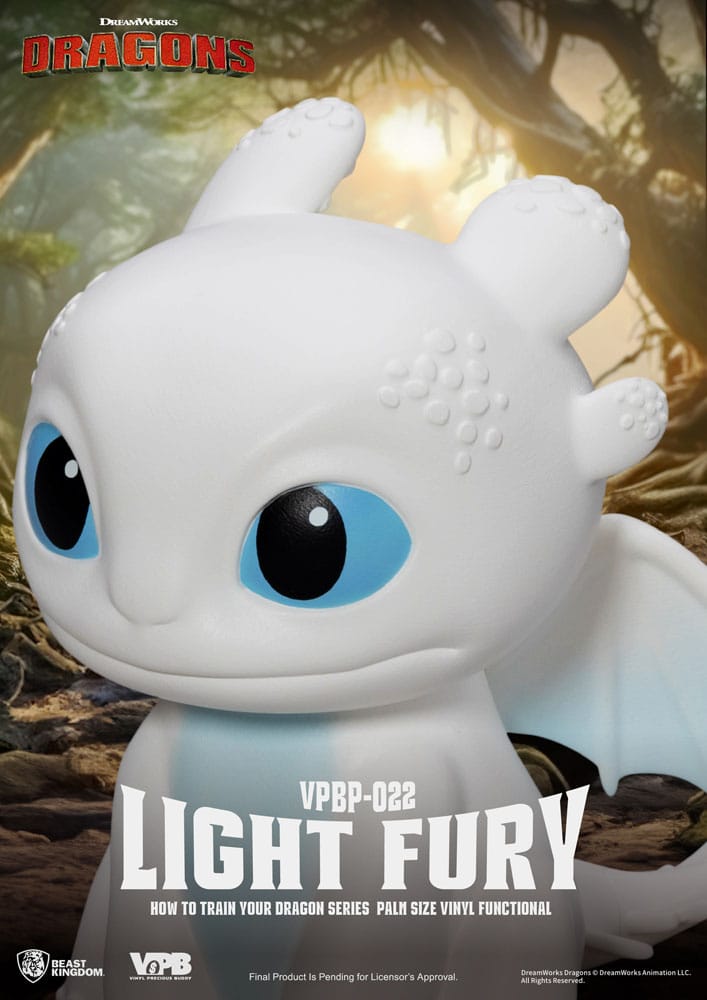 Hur man tränar din drak Piggy Vinyl Bank Light Fury 12 cm