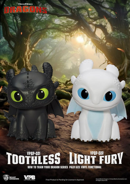 Hur man tränar din drak Piggy Vinyl Bank Light Fury 12 cm