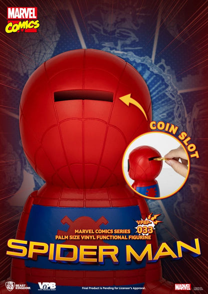 Hucha Vinilo Clásico Marvel Comics Spiderman 12 cm