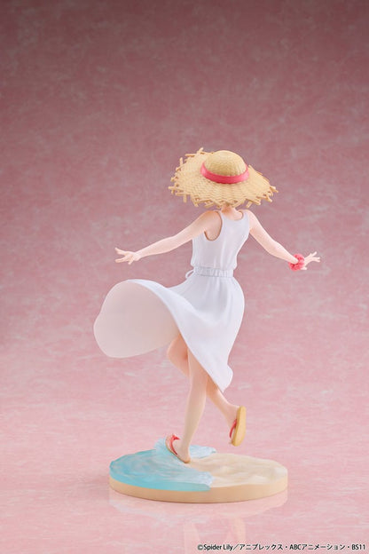 Lycoris Recoil PVC-staty 1/7 Chisato Nishikigi vit klänning Ver. 23 cm
