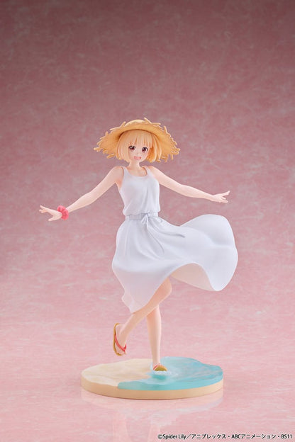 Lycoris Recoil PVC-staty 1/7 Chisato Nishikigi vit klänning Ver. 23 cm