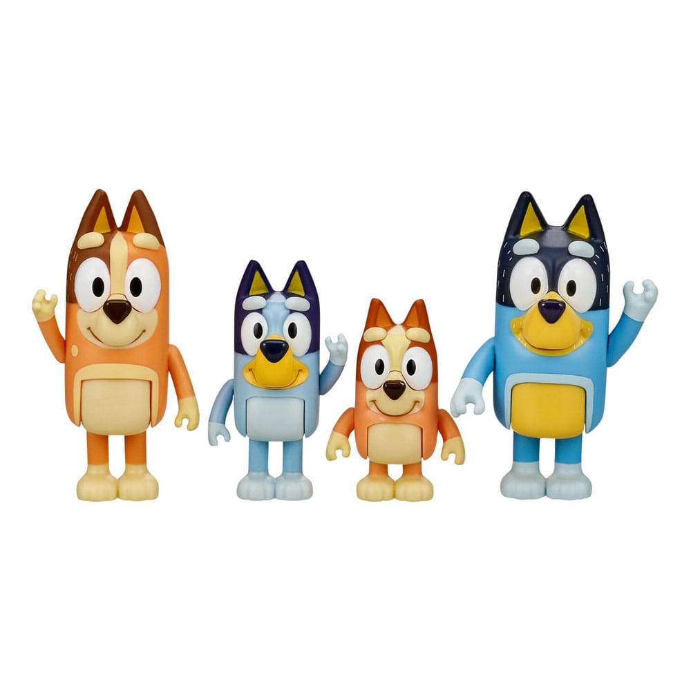Bluey Action Figures 4 Pack
