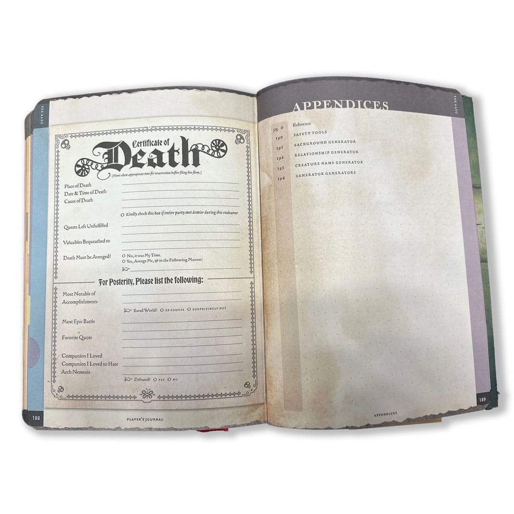 Anteckningsbok A5 -spelarens tidskrift Sage Green Shield