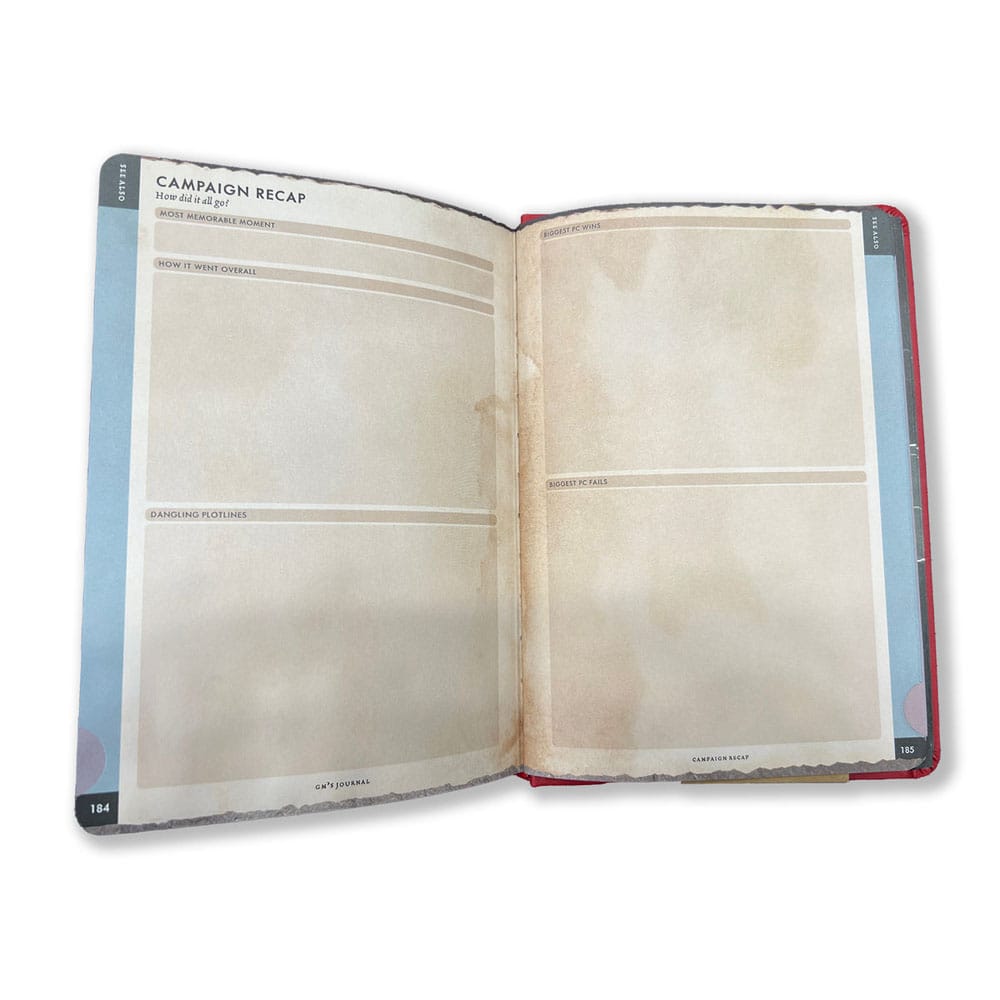 Notebook A5 GameMaster's Journal Orange Portal