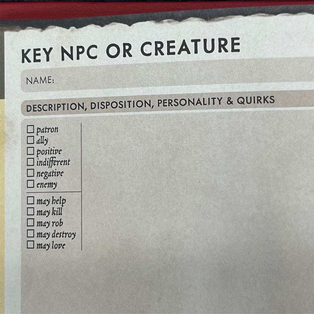 Notebook A5 GameMaster's Journal Orange Portal