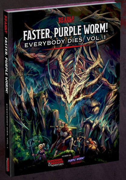 Livre d'aventures Donjons & Dragons Plus rapide, ver violet