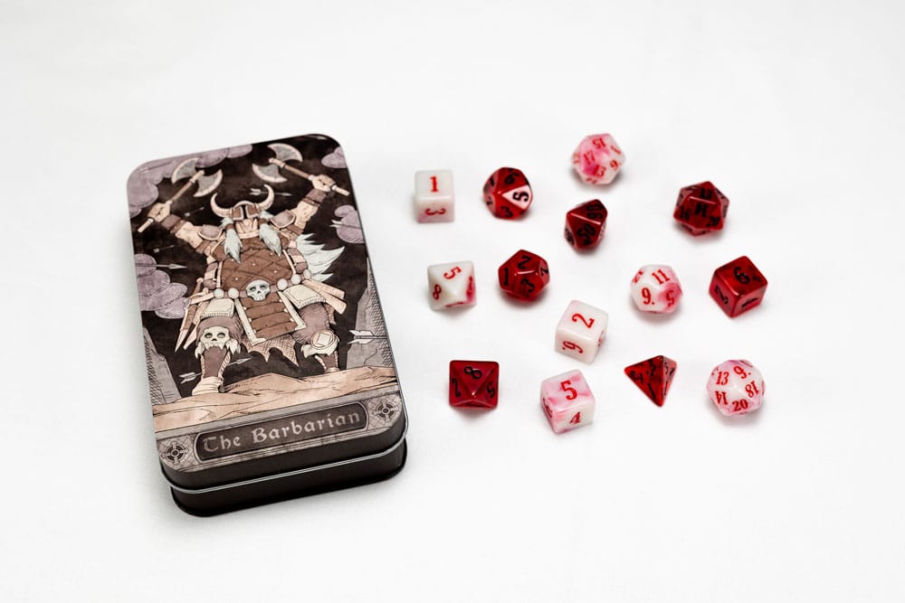 Klasični razred Classic RPG kockice set Barbar (13)