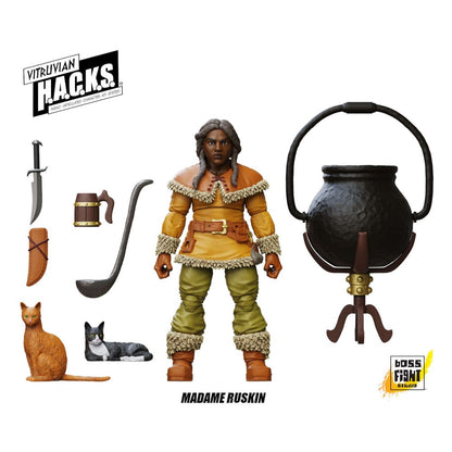 Vitruvian HACKS Actiefiguur Dwerg Tavern Keeper Madame Ruskin