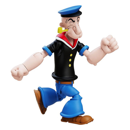 Popeye Actionfigur Welle 03 Popeye 1. Aussehen schwarzes Hemd