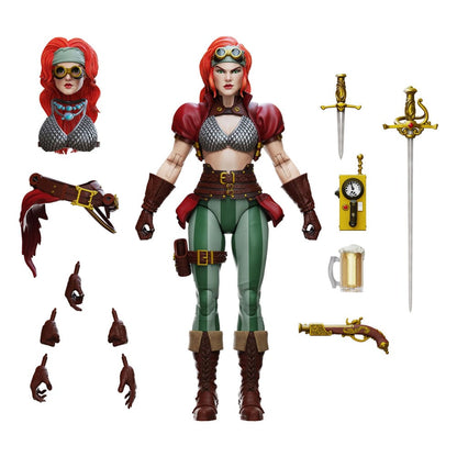 H.A.C.K.S. épicos Figura de acción 1/12 Red Sonja Steampunk