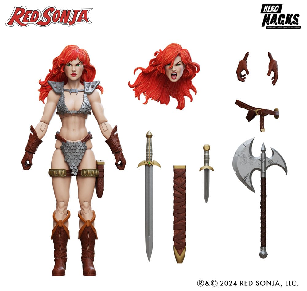 Red Sonja Hero H.A.C.K.S. Handlingsfigur Red Sonja