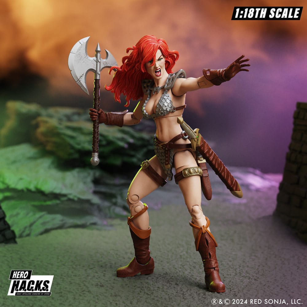 Red Sonja Hero H.A.C.K.S. Handlingsfigur Red Sonja