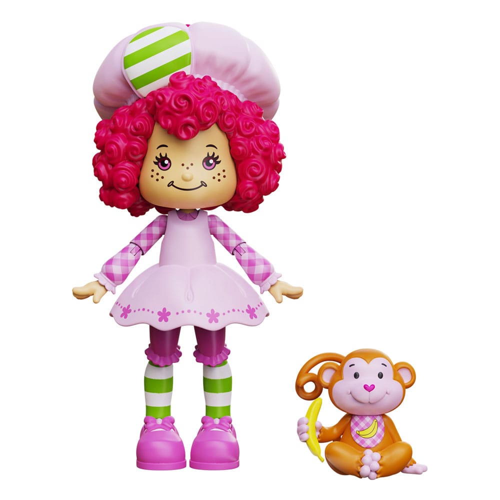 Strawberry Shortcake Simply Action Figuur Raspberry Tart & Rabarb Monkey