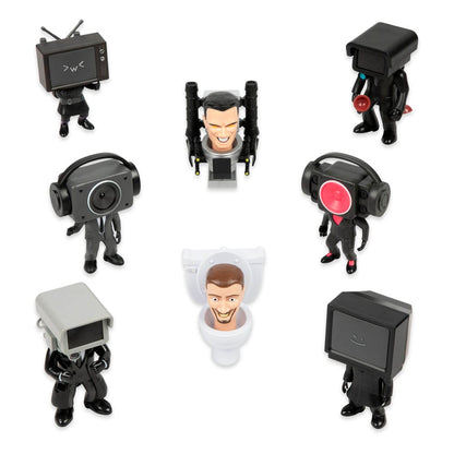 Skibidi tuvalet minifigürleri 6 cm seri 1 ekran (24)