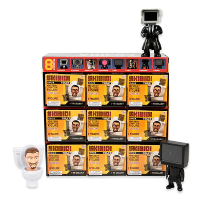Skibidi toiletfigurer 11 cm serie 1 display (9)