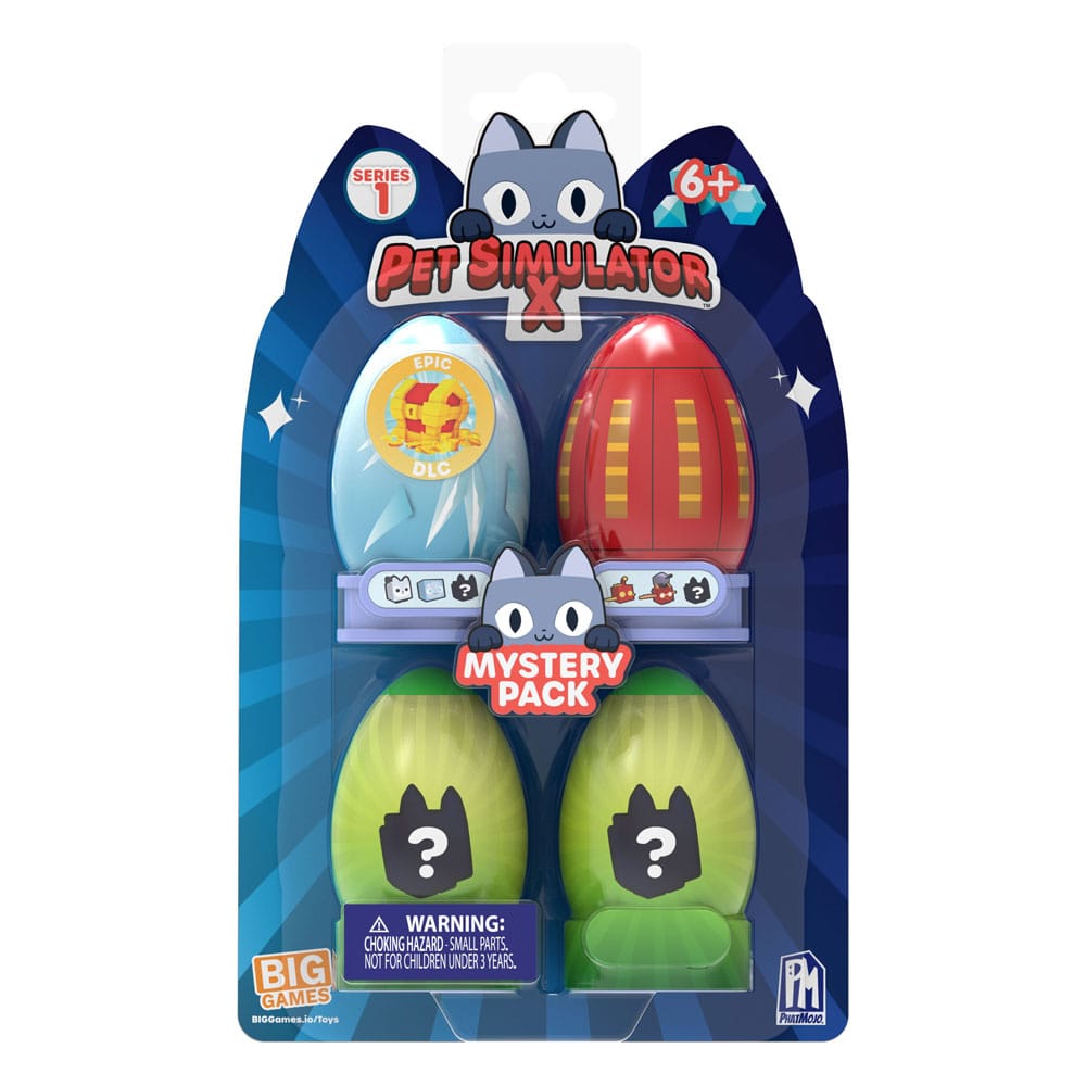 Pet Simulator Mini-figurer 4-pack 9 cm