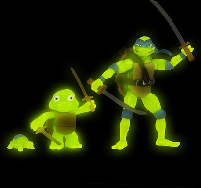 Teenage Mutant Ninja Turtles: Mutant Mayhem Action Figur 3-Pack Leonardo Evolution 10 cm