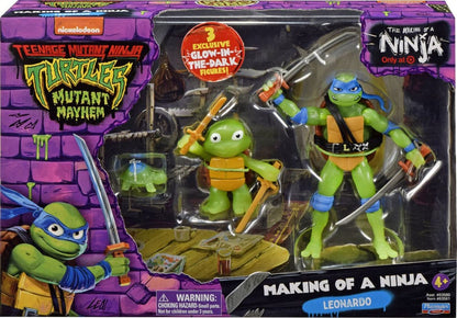 Teenage Mutant Ninja Turtles: Mutant Mayhem Action Figur 3-Pack Leonardo Evolution 10 cm