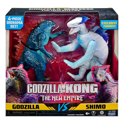 Godzilla x Kong: The New Empire Diorama 2-Pack Godzilla vs Shimo 15 cm