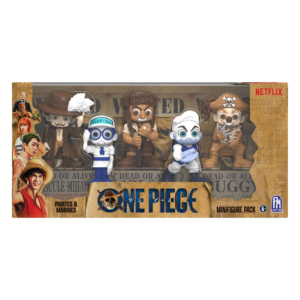 One Piece Mini Figürler Set Praves & Marines 6 cm