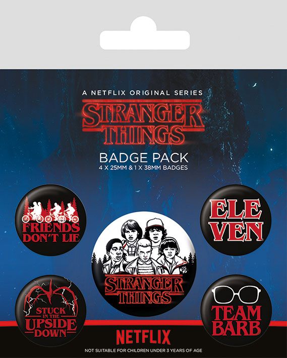 Pulsanti a pin-back di Stranger Things Person